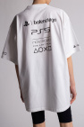 Balenciaga Love Moschino T-shirt z logo z boku