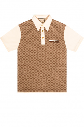Gucci Kids logo embroidered short-sleeve shirt