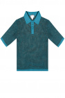 Camisa Polo Infantil Logo Azul