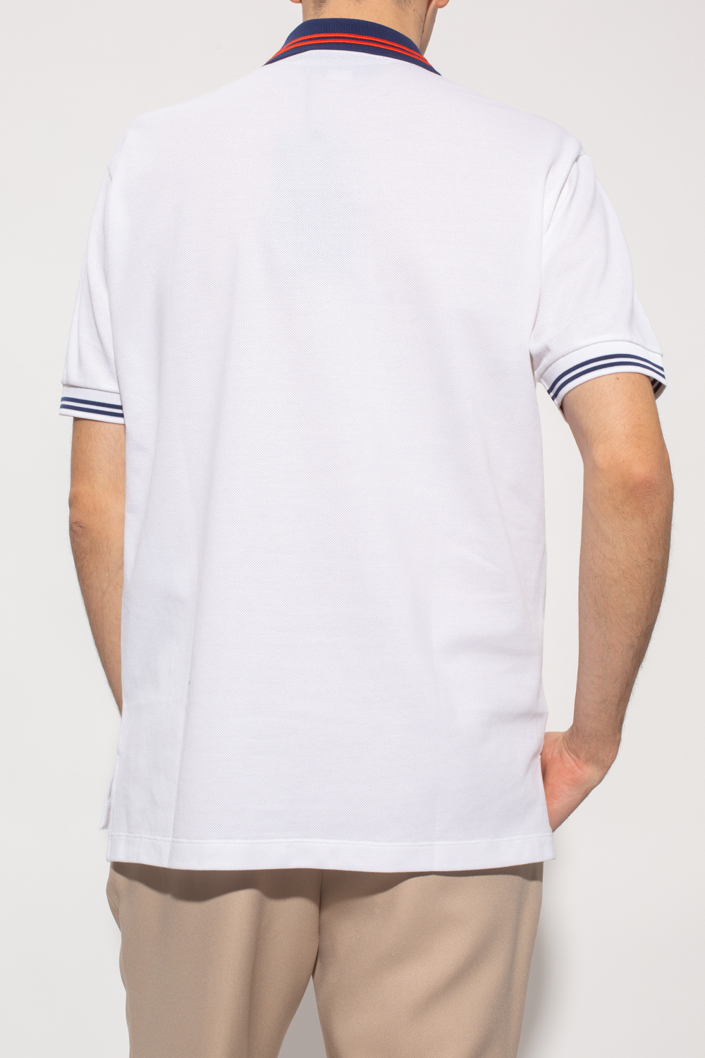 Gucci Basic Short Sleeve Polo Shirt navy