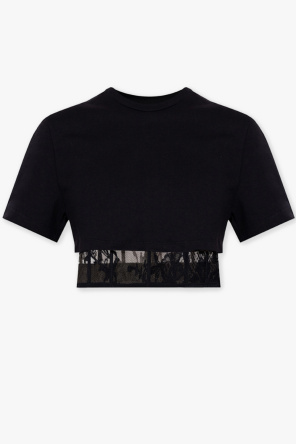 Alexander McQueen logo-patch short-sleeve T-shirt