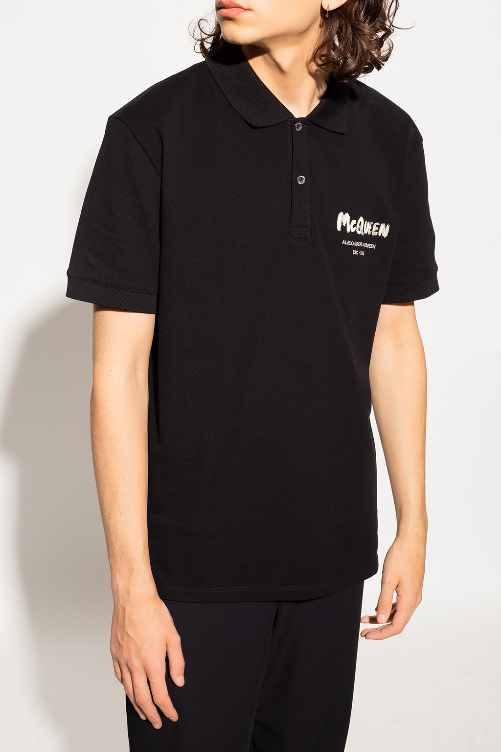 Alexander McQueen This polo shirt with logo