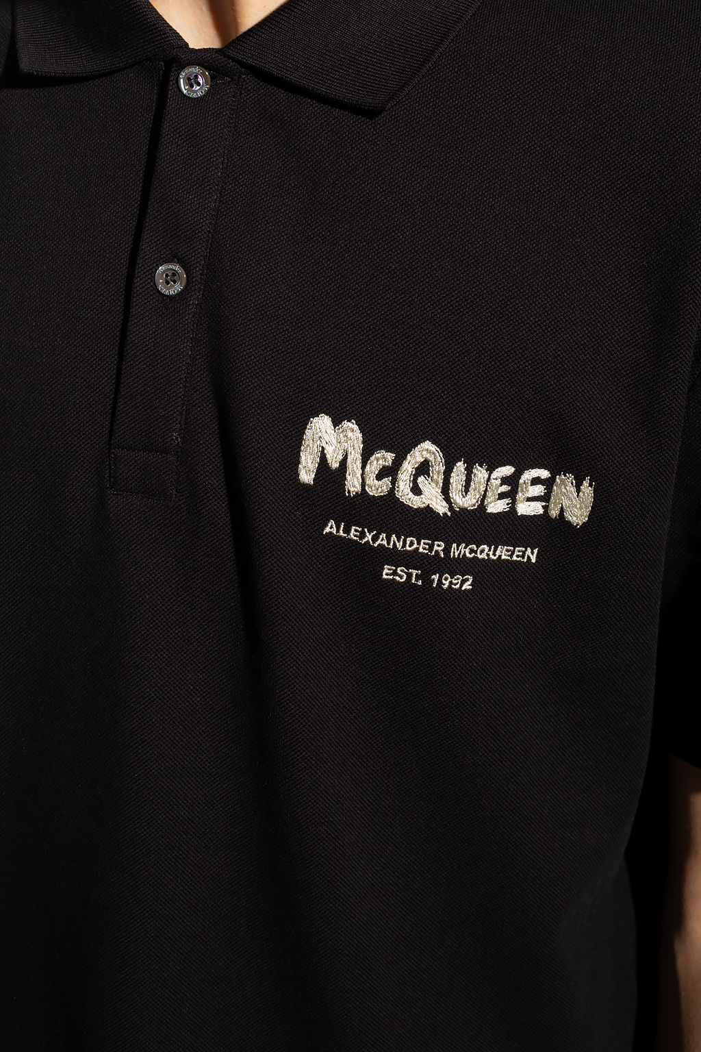 Alexander McQueen This polo shirt with logo