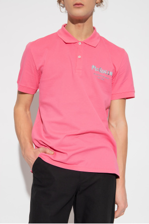 Alexander McQueen hat eyewear caps 42 Kids Pink polo-shirts