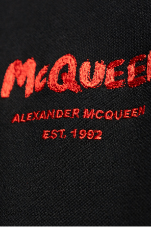 Alexander McQueen Polo z logo