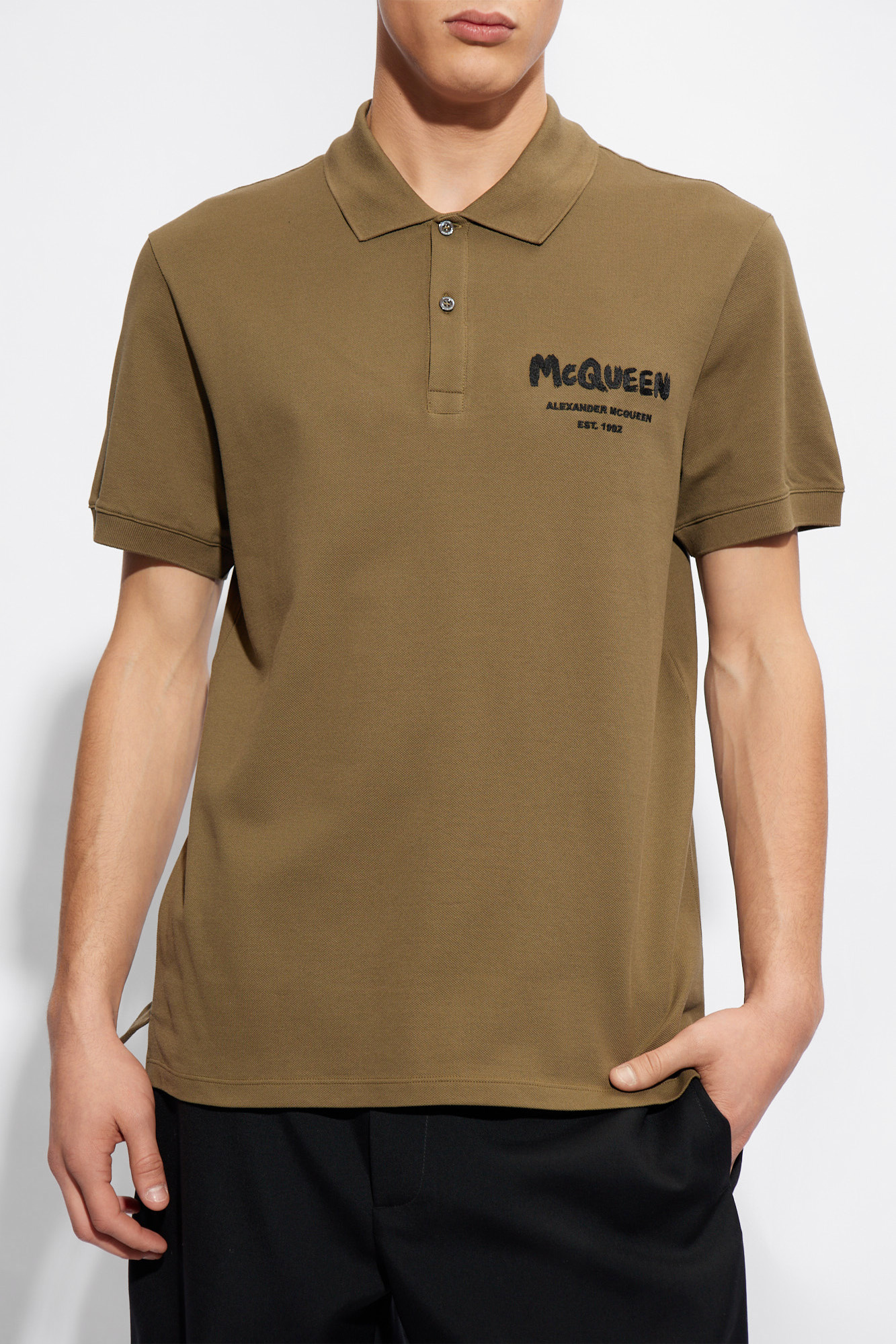 Alexander McQueen Polo shirt with logo