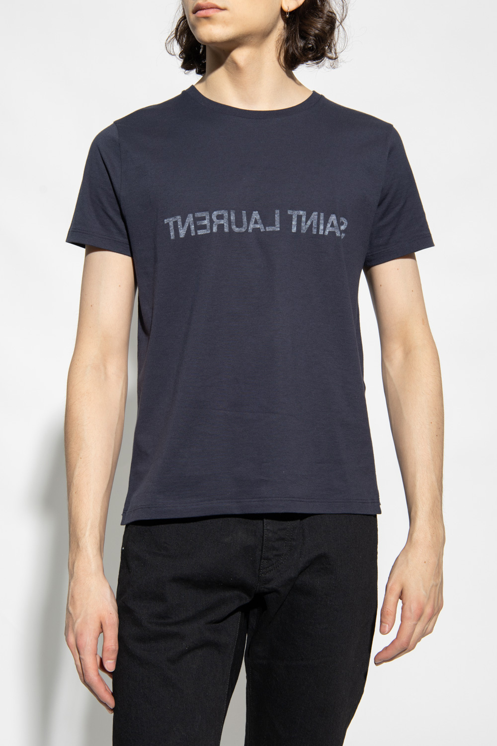 Saint Laurent T-shirt with logo | Men's Clothing | Vitkac