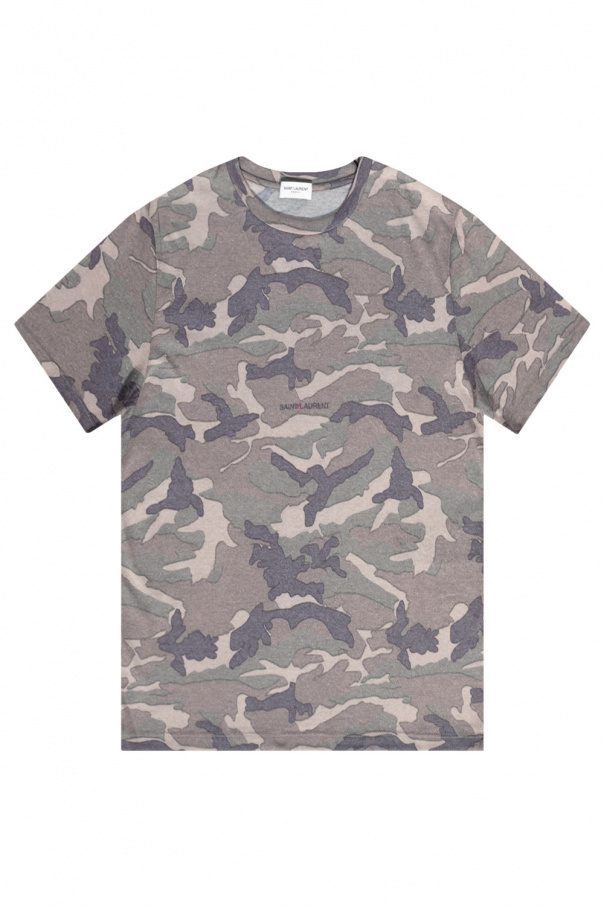 Saint Laurent Camo T-shirt