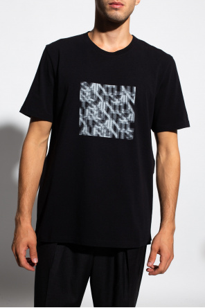 Saint Laurent Printed cotton T-shirt