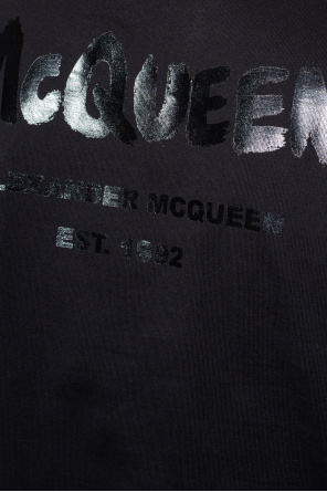 Alexander McQueen T-shirt z nadrukiem