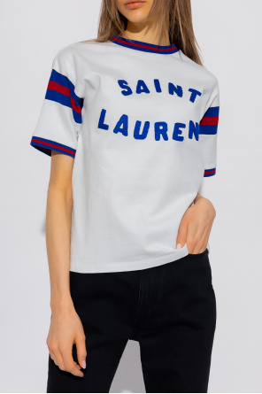 Saint Laurent T-shirt with patches