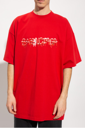 Balenciaga T-shirt colour-block with logo