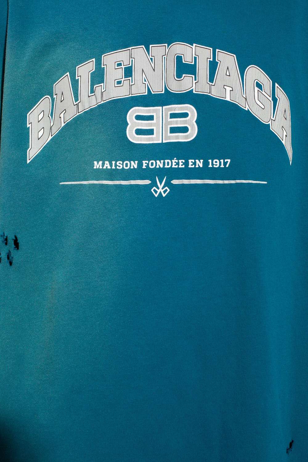 Shop Balenciaga Maison Balenciaga T-shirt Medium Fit