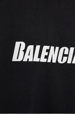 Balenciaga MSGM panelled faux-leather shirt