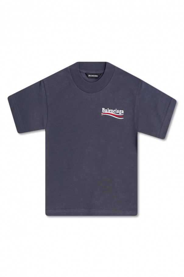 Balenciaga Kids T-shirt Noir with logo