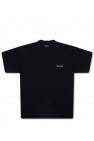 Moschino logo-print cotton T-shirt Giallo