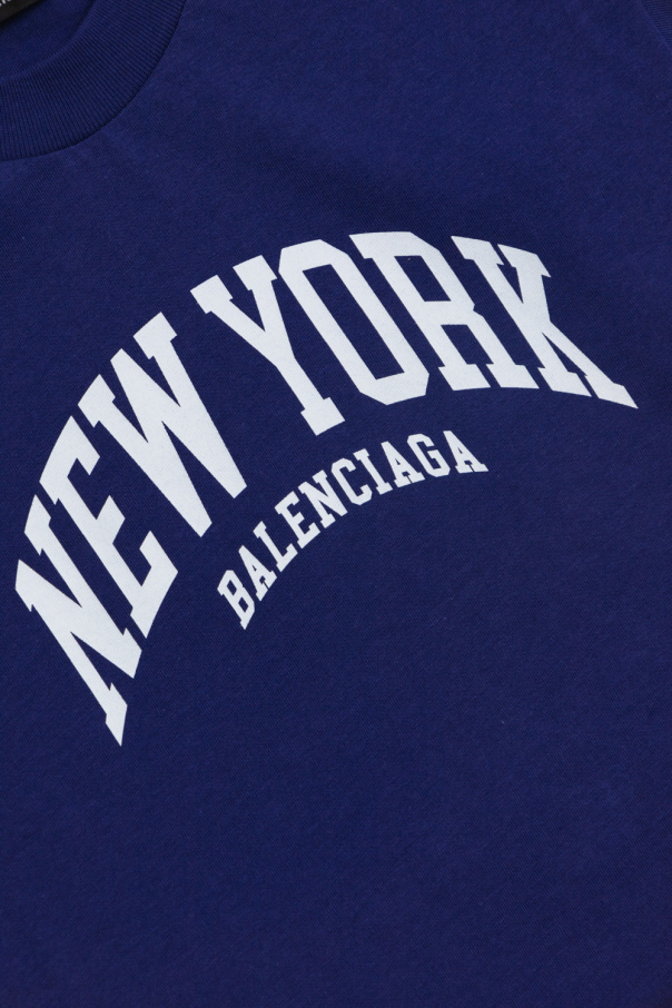 Navy blue Printed T-shirt Balenciaga Kids - Vitkac GB