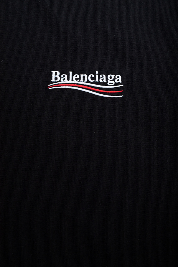 Balenciaga Kids T-shirt graffiti-print with logo