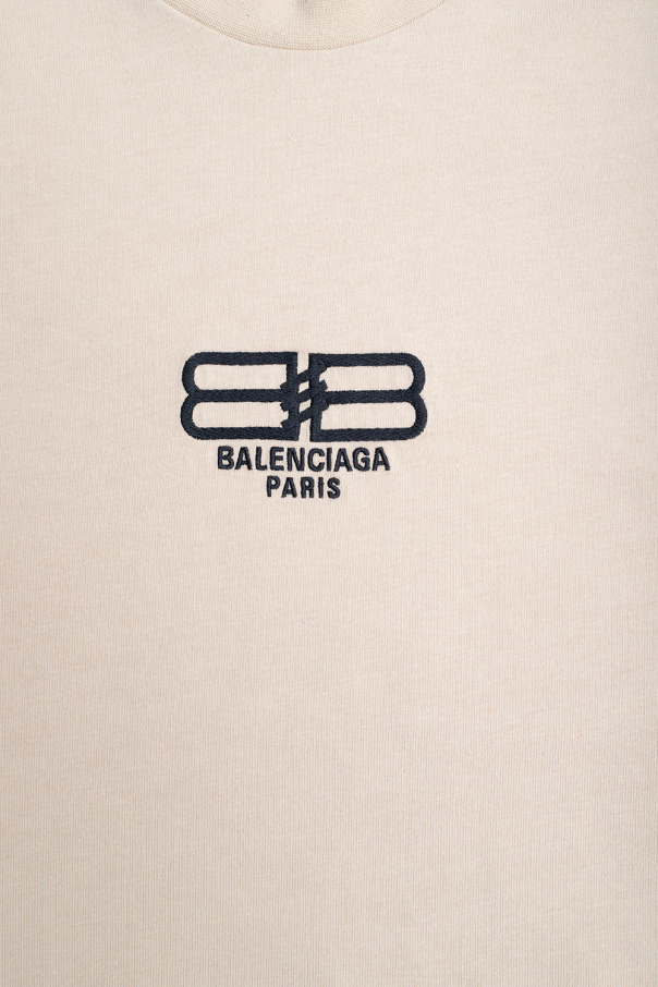 Balenciaga Kids TEEN logo print crewneck sweatshirt