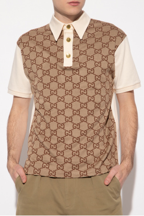 Gucci polo Happy shirt with monogram