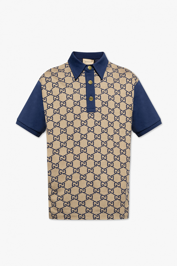 Gucci Peter polo frame Chemises à carreaux