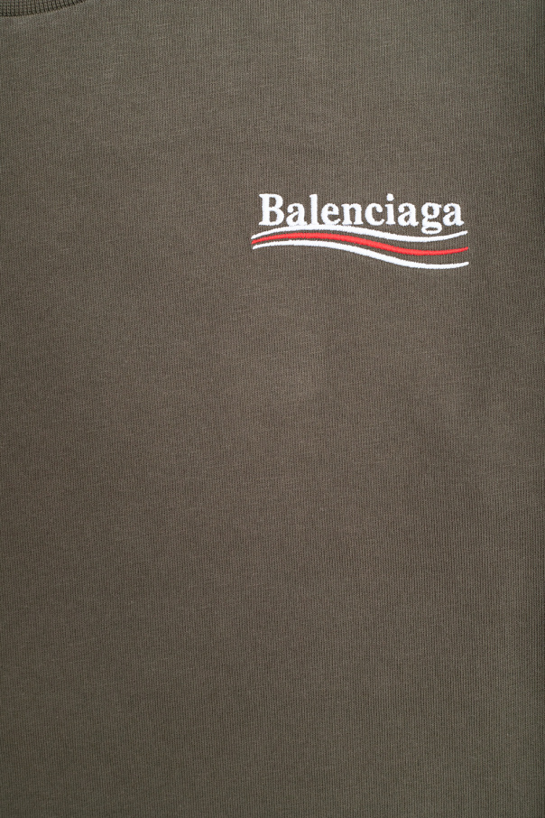 Balenciaga Kids short-sleeve long-line shirt