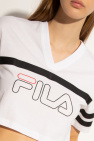 Fila WHITE Cropped T-shirt with logo
