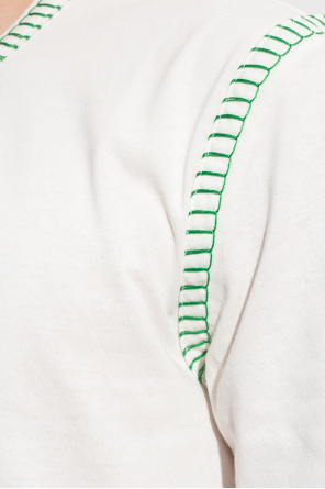 Bottega Veneta T-shirt with decorative stitching