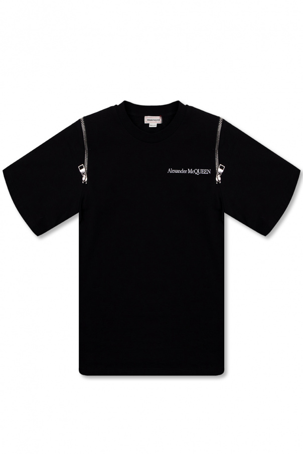 Alexander McQueen T-shirt with Zip