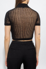 Saint Laurent Transparent crop top