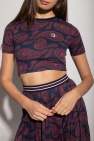 Fila Printed cropped T-shirt