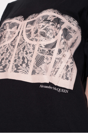 Alexander McQueen T-shirt z nadrukiem