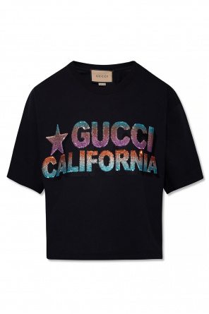 Gucci GG Supreme logo-patch track shorts