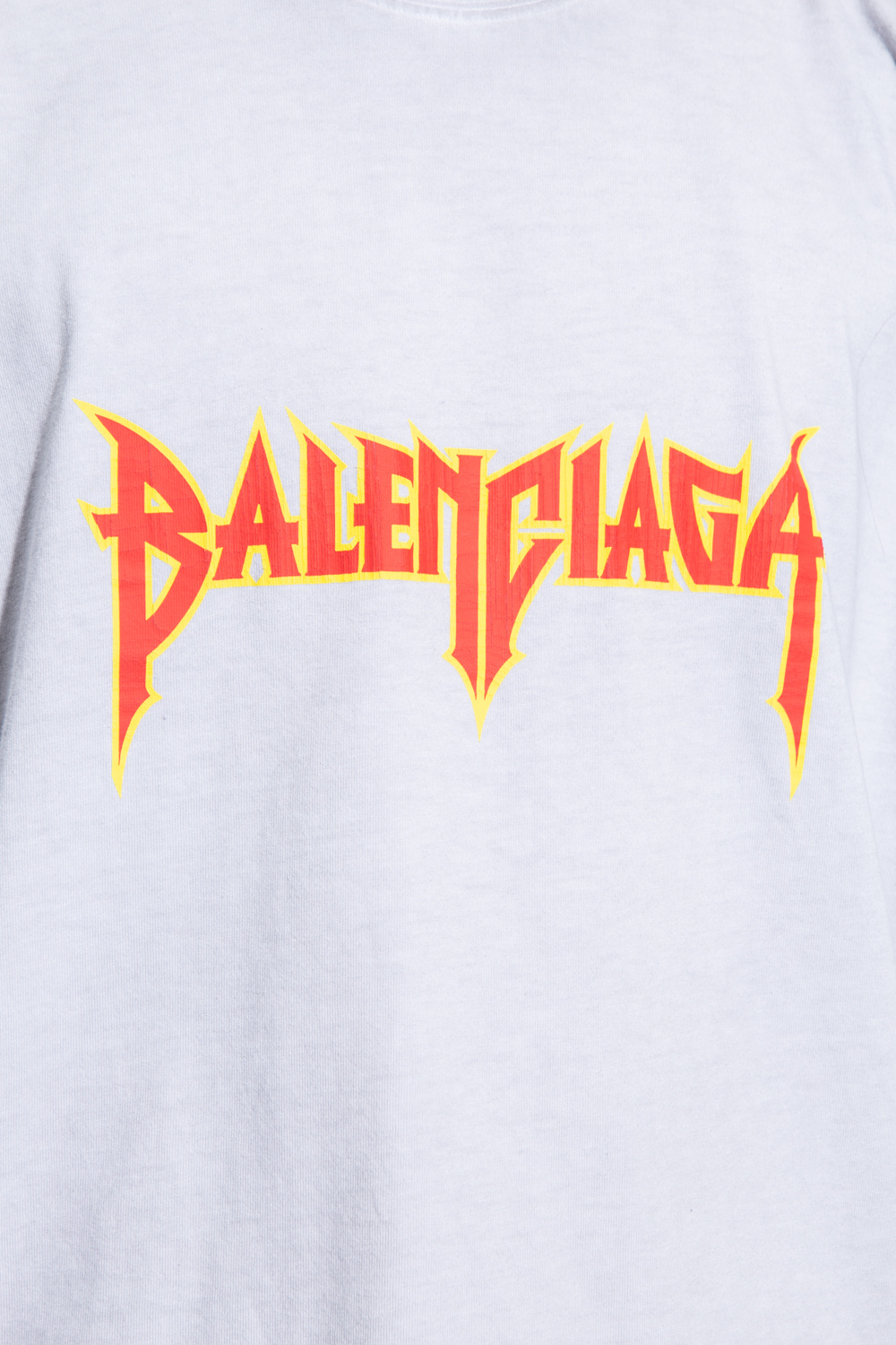 Balenciaga Printed Sleeveless Crew Neck T-Shirt