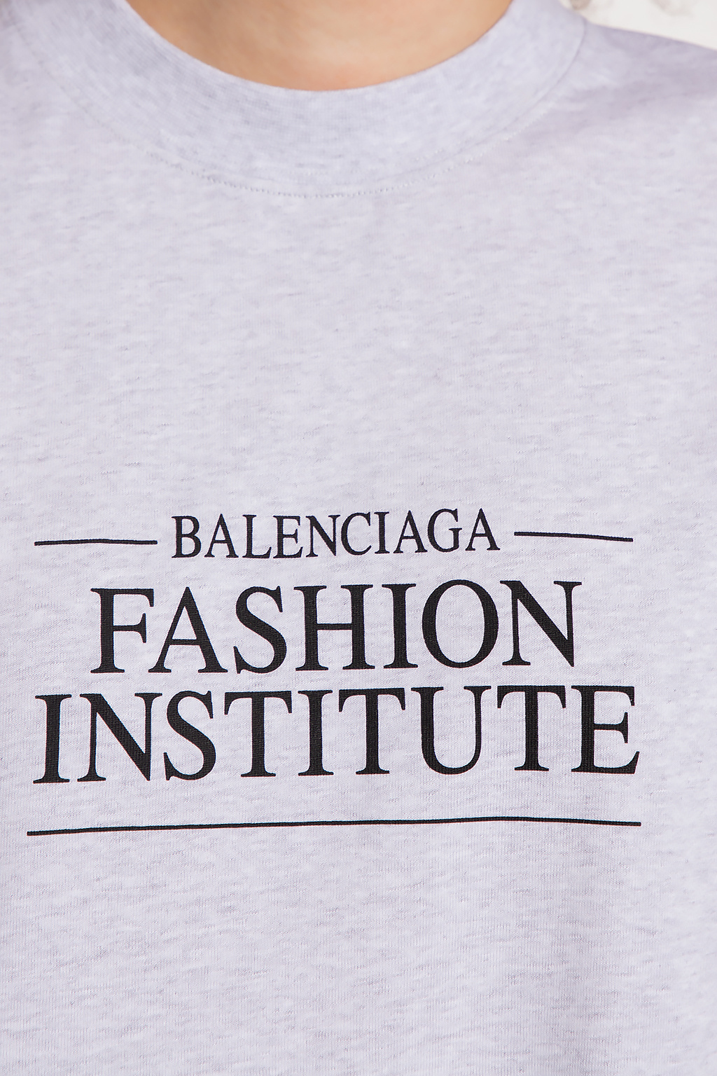 Balenciaga Logo T, shirt - Laufendes Männchen Bedrucktes langärmliges Shirt  in Weiß