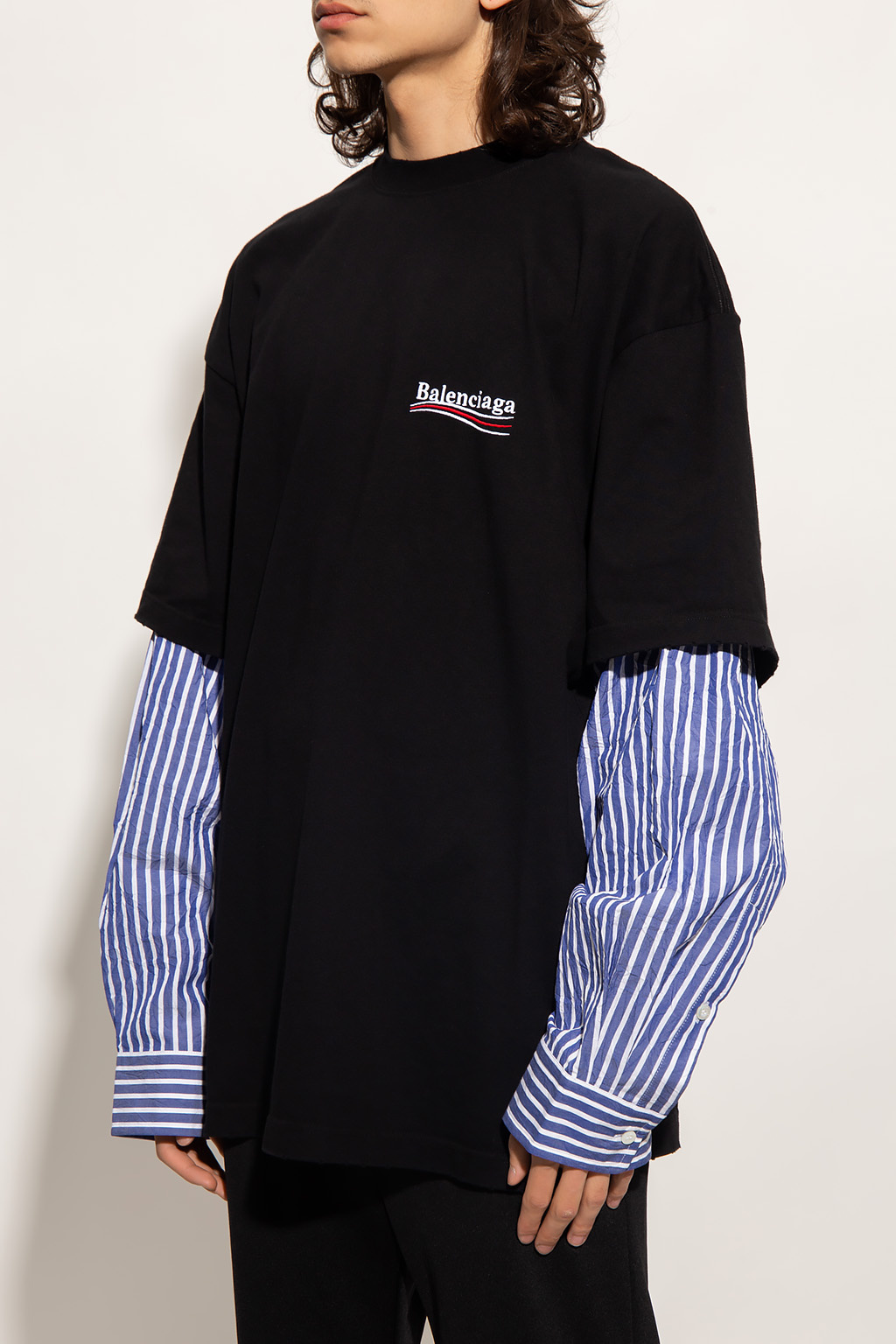 Balenciaga T-shirt with Keepall trims