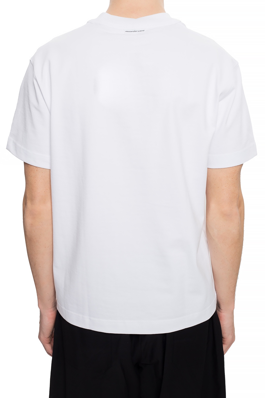 Alexander Wang Short Sleeved Crewneck T-shirt in White for Men