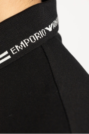 Emporio Armani Bawełniane polo z logo