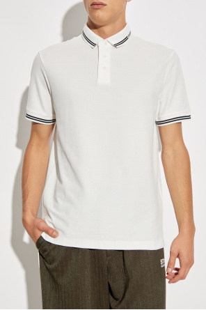 Emporio Armani Bawełniane polo z logo