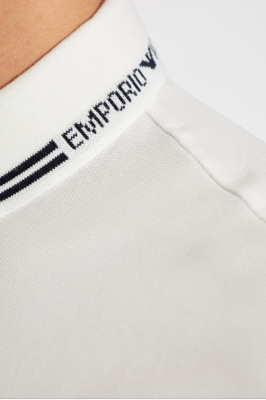 Emporio Armani Bawełniane polo z logo