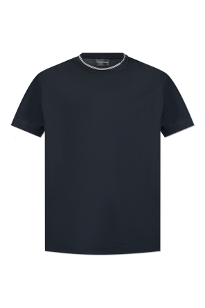 T-shirt with embroidered logo