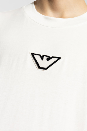 Emporio armani logo-patch T-shirt from the Sustainability collection