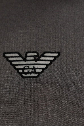 Emporio Armani T-shirt z naszywką z logo