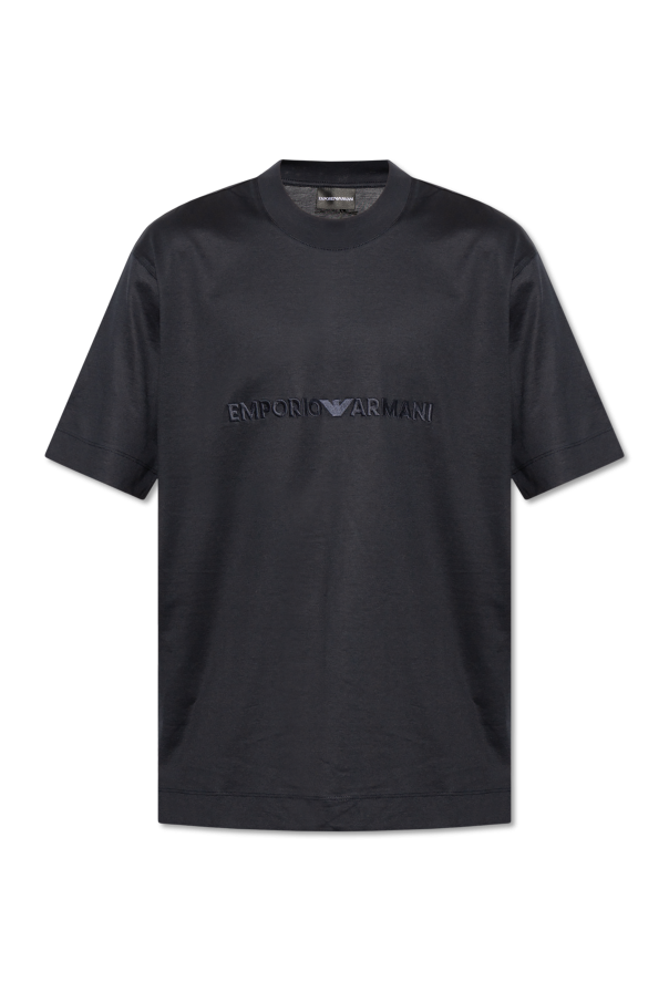 Emporio Armani T-shirt z wyszytym logo