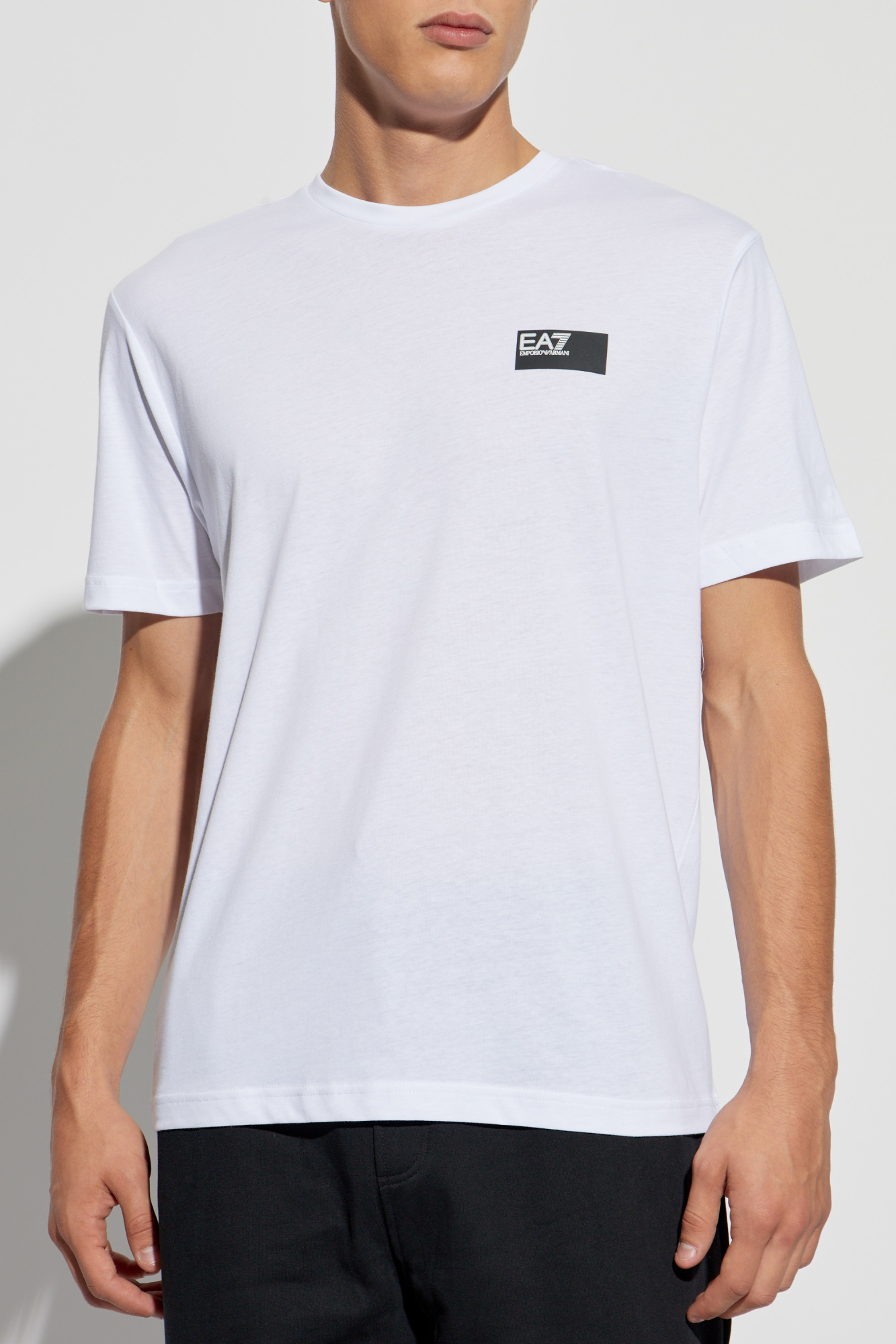 EA7 Emporio Armani Bawełniany t-shirt