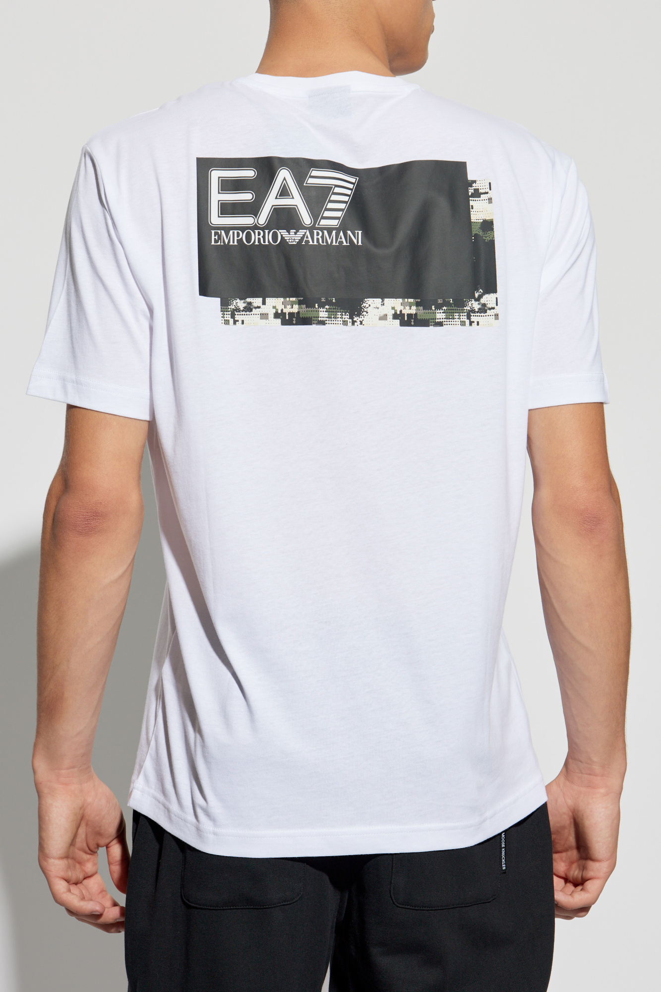 EA7 Emporio Armani Bawełniany t-shirt