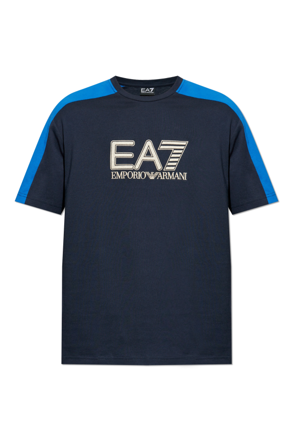 EA7 Emporio Armani T-shirt with embroidered logo