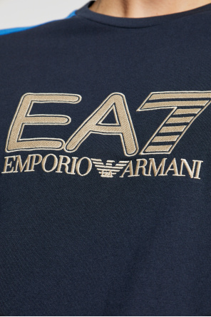 EA7 Emporio Armani T-shirt with embroidered logo