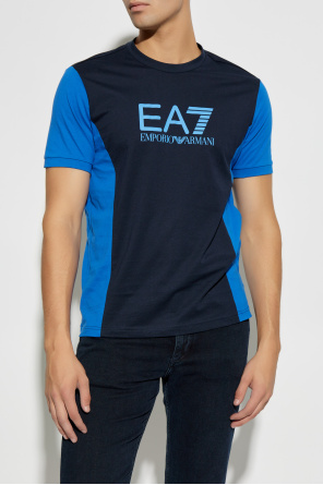 EA7 Emporio Armani T-shirt z nadrukowanym logo