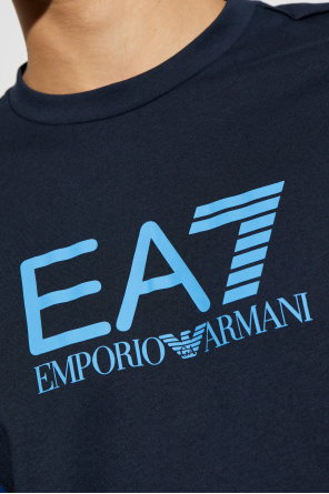 EA7 Emporio Armani T-shirt z nadrukowanym logo